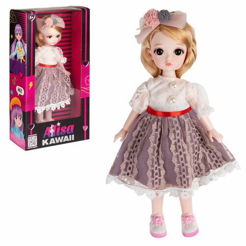 Кукла 1toy Alisa Kawai 30,5 см, с длин. светл. вол. с зак, в кор. 18,5х34х8 см кукла 1toy alisa kawaii 30 5 см с длин тёмн вол в кор 18 5х34х8 см