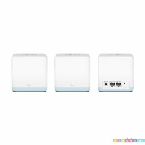 Бесшовный Mesh роутер Mercusys Halo H30(3-pack) белый бесшовный mesh роутер mercusys halo h30g 2 pack ac1200 10 100 1000base tx