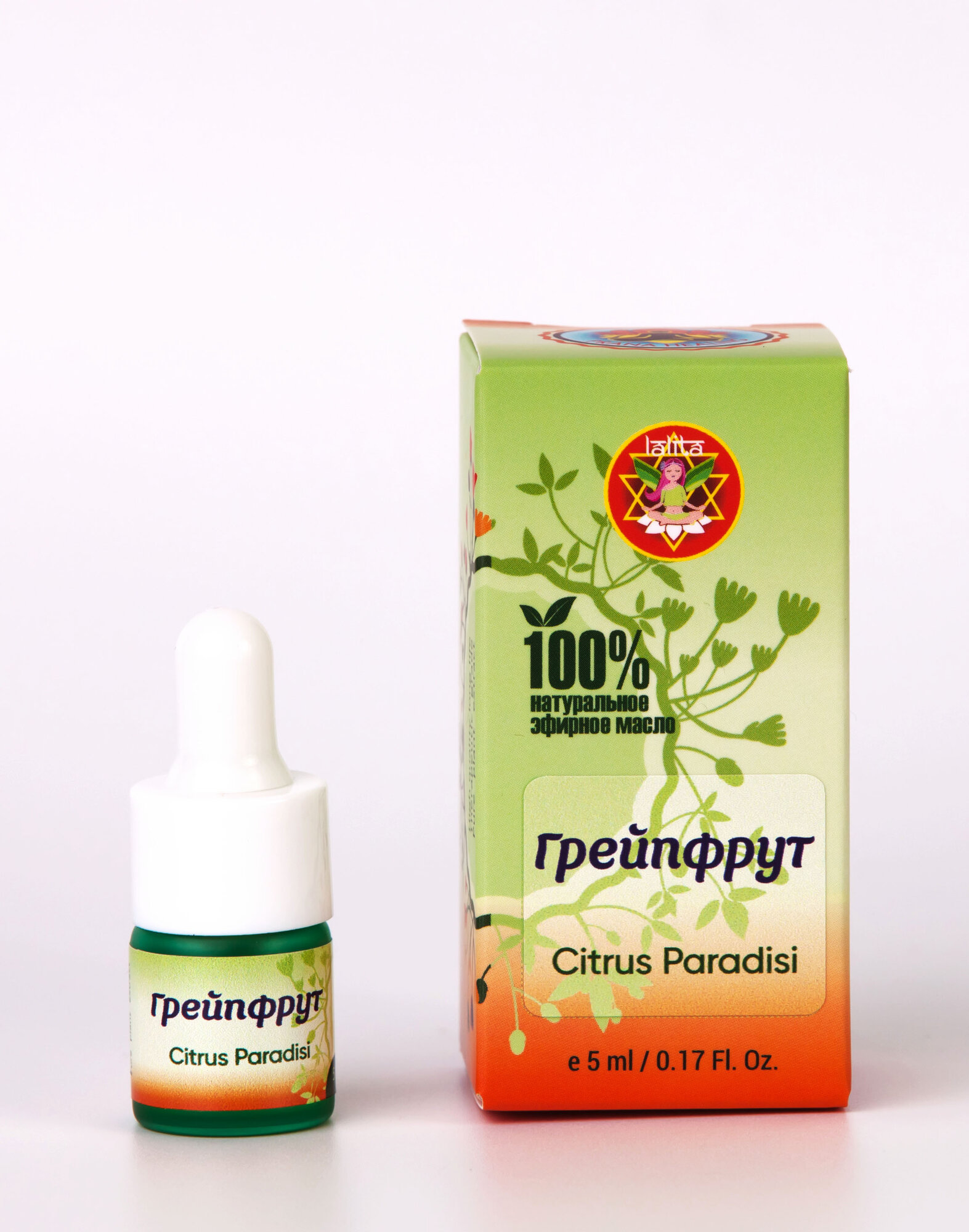 Грейпфрут (эфирное масло) / Citrus Paradisi / 5 мл / стекло / Prana Healing / LALITA®