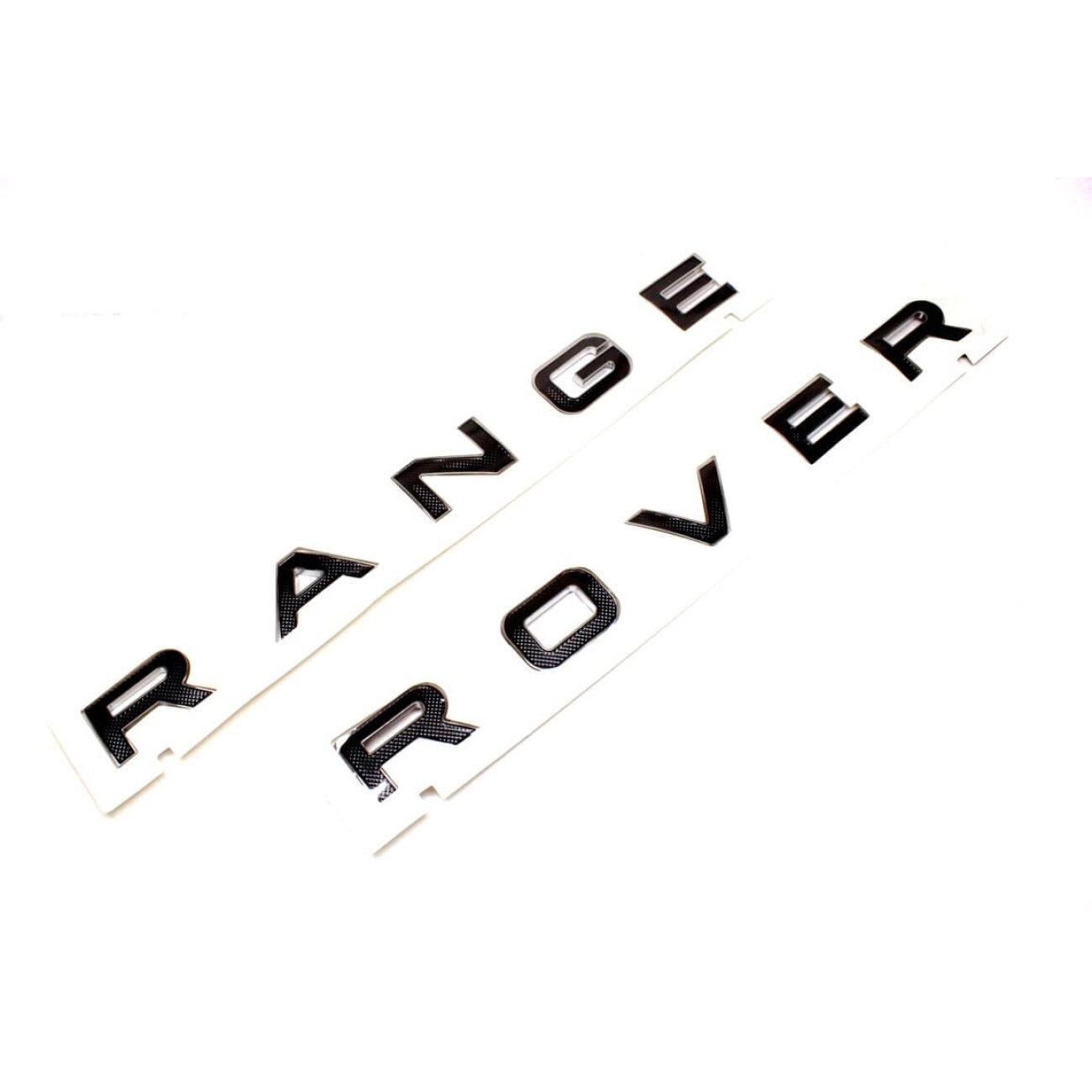 Надпись Range Rover сетка с хром ободком