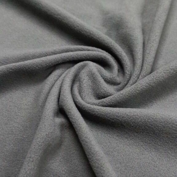 Флис односторонний цвет серый 05 м антипиллинг плотность 180 гр/м2 для рукоделия шитья (50Х150 см)