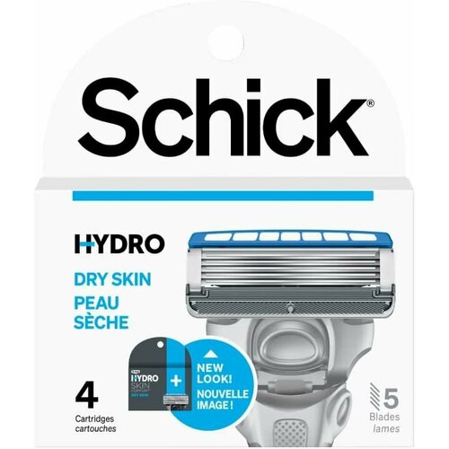Сменные лезвия для бритвы Schick Hydro 5 Premium, 4 штуки в упаковке schick lady protector сменные лезвия 5 шт