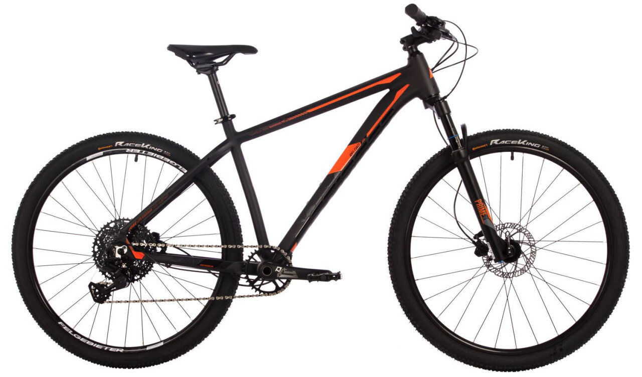 Горный велосипед Stinger Reload STD 27.5" (2024) 18" Черный (166-178 см)