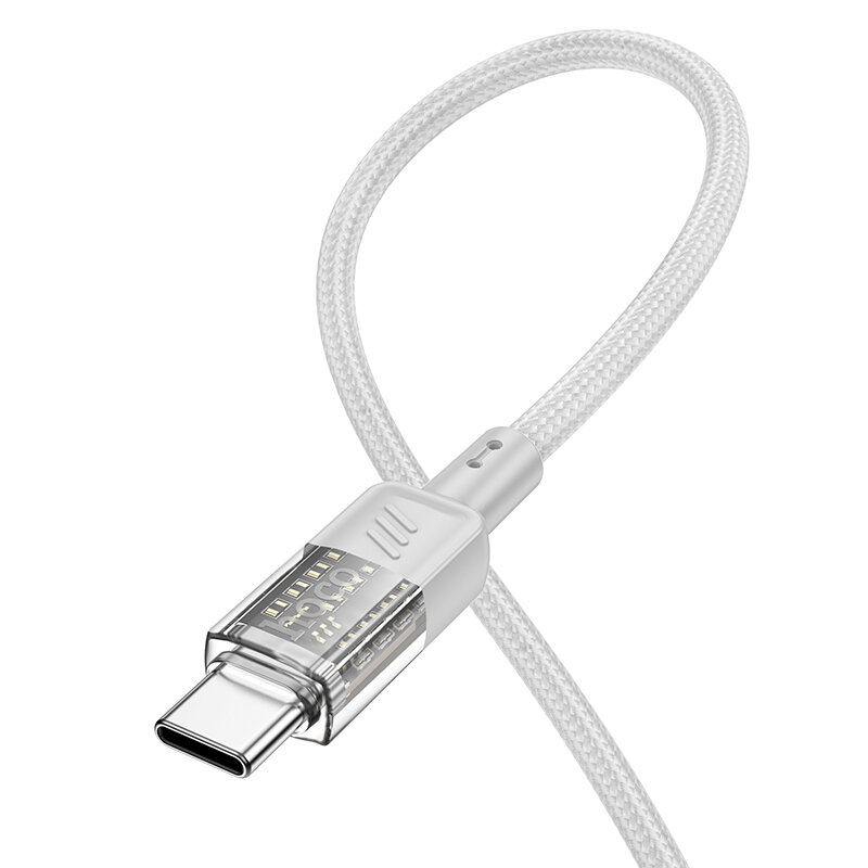 Кабель USB Type-C 1,2м U129 Spirit серый