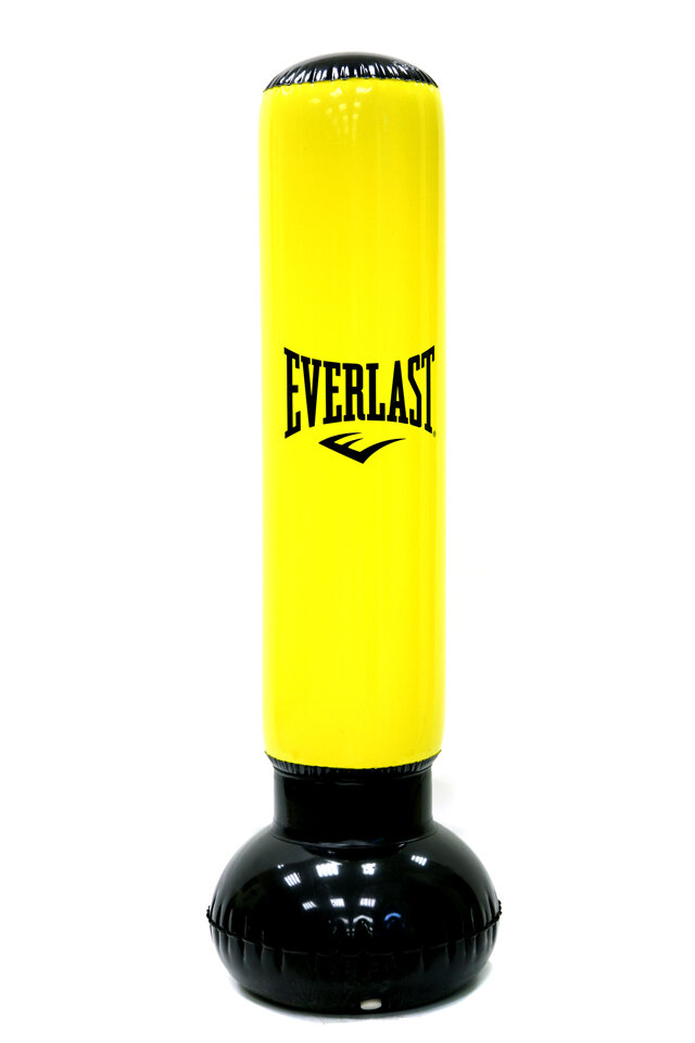 Мешок Everlast надувной Power Tower желто-черный (ПВХ, Everlast, 160 см, 240, 390, 80, желто-черный) 160 см