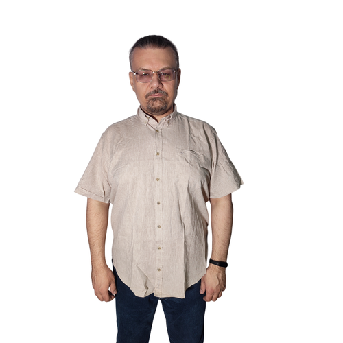 Рубашка Tonelli, размер 5XL, бежевый