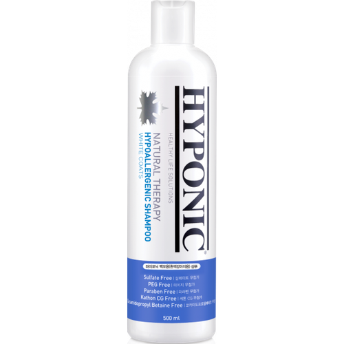 Hyponic Шампунь для собак с белой шерстью гипоаллергенный, 500 мл.