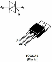 Микросхема BTA08-600A