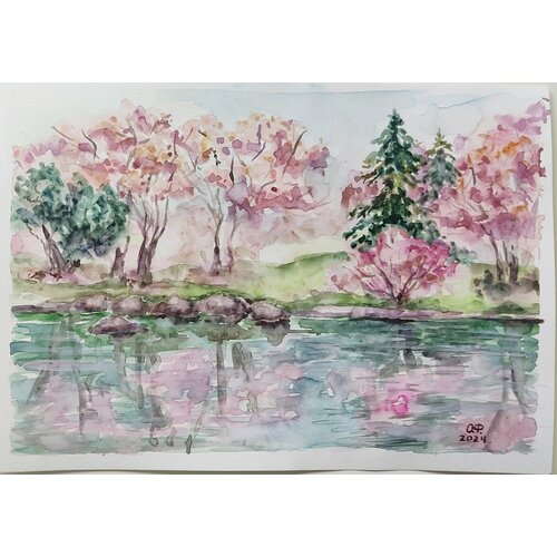 Картина акварелью 