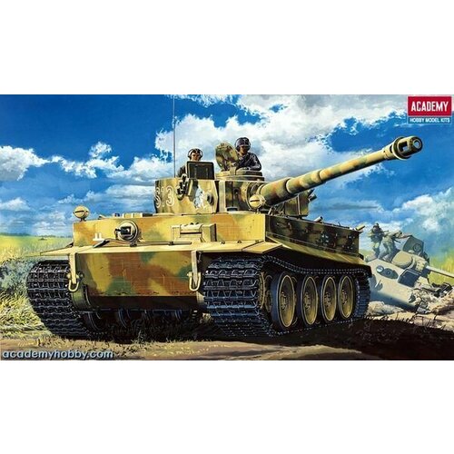 Academy сборная модель 13239 Tiger I full interior 1:35 сборная модель tiger i initial production tunisian initial tiger 1 kompanie s pz abt 501 dak tunisia 1942 43