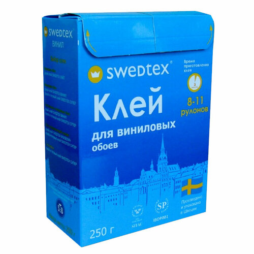 Клей обойный swedtex винил 250г, арт. pv025 кофе жокей 250г по восточному зерно м уп