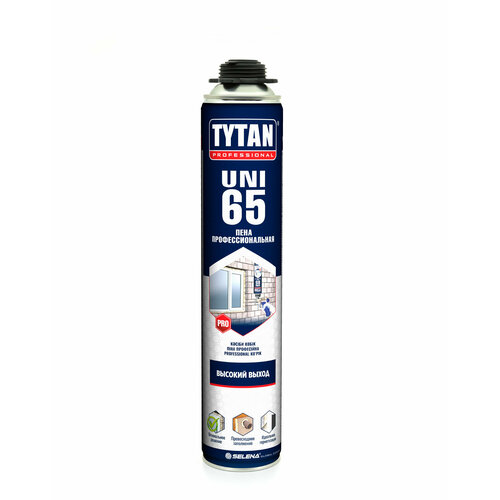 Профессиональная монтажная пена Tytan Professional TYTAN 65 Летняя профессиональная монтажная пена tytan euro line 65 летняя 870 мл
