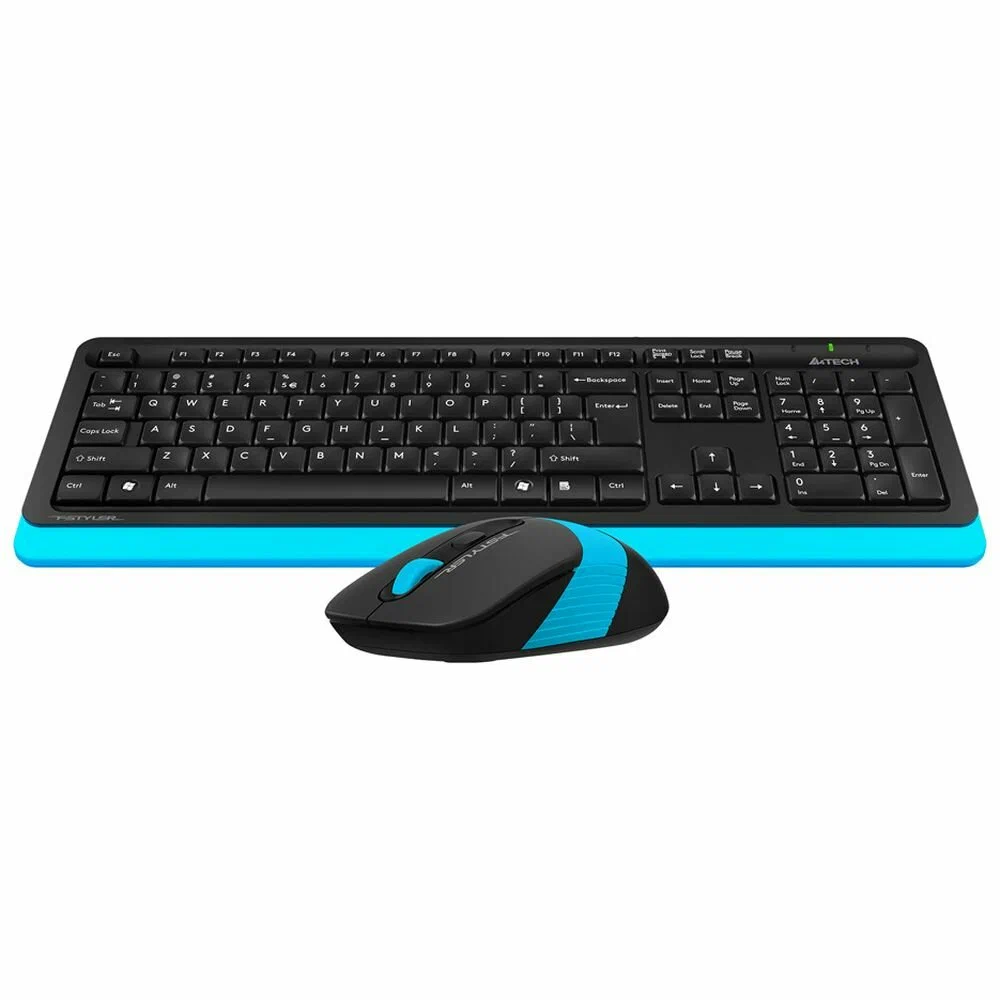 Клавиатура + мышь A-4Tech Fstyler FG1010, black/blue