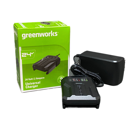 Зарядное устройство GreenWorks 24V, слайдер 2А, 2946207