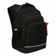 Рюкзак школьный GRIZZLY с карманом для ноутбука 13", анатомической спинкой, для мальчика RB-450-1/4