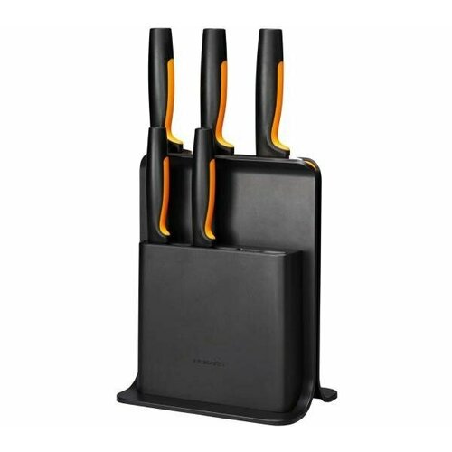 Набор из 5-ти кухонных ножей Fiskars 1057554 оранжевый, черный