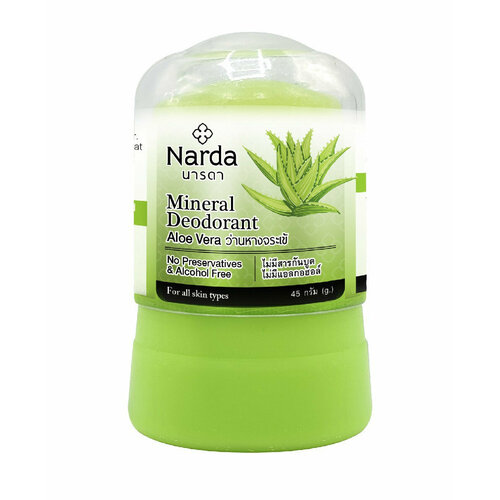 Mineral Deodorant ALOE VERA, Narda (Дезодорант кристаллический алоэ вера, Нарда), 45 г.