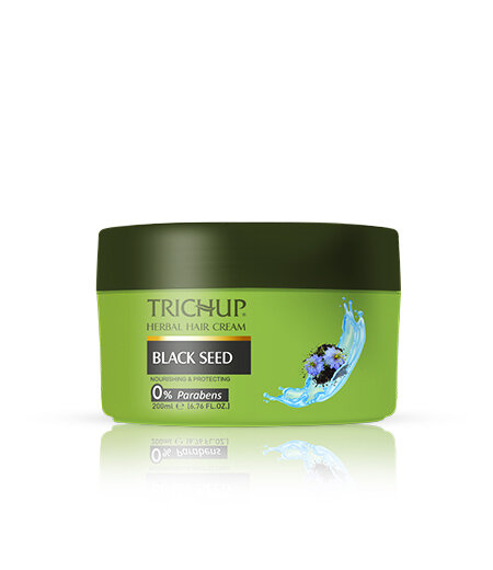 Trichup Herbal Cream BLACK SEED, Vasu (Тричуп Травяной крем черные семена, Питание и защита, Васу), 200 мл.