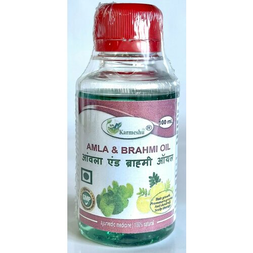 AMLA & BRAHMI OIL, Karmeshu (масло амла И брахми, Кармешу), 100 мл.