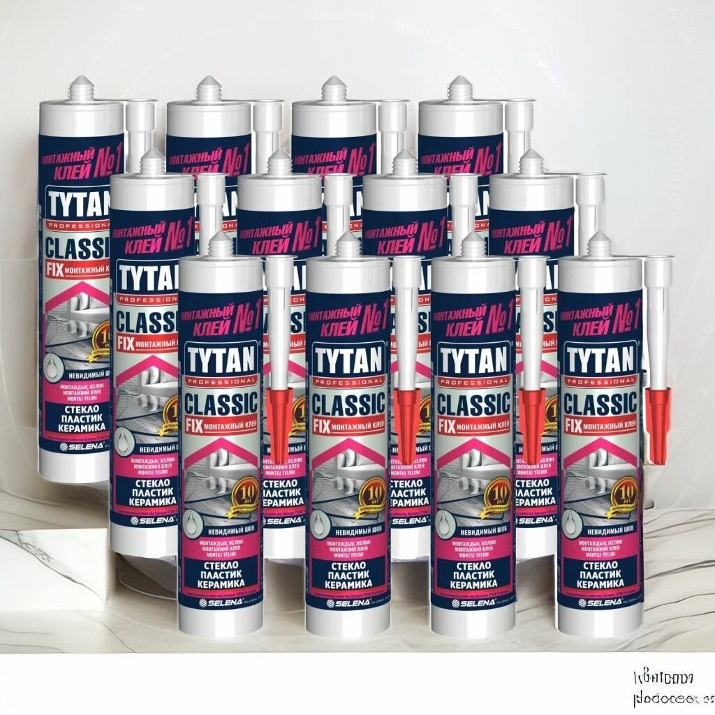 Жидкие гвозди Tytan Professional для внутренних работ 12 штук