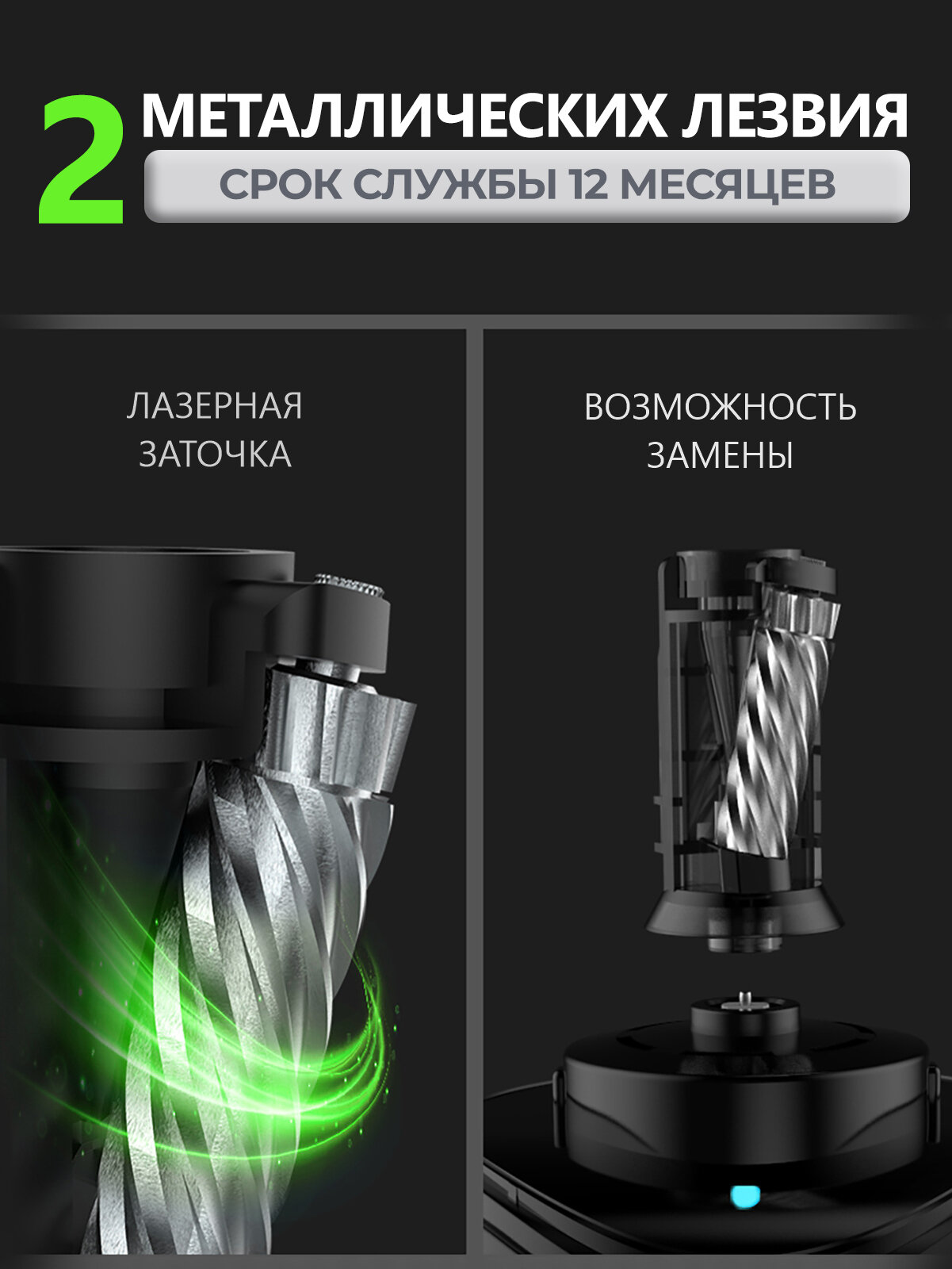 Точилка для карандашей электрическая WiMi, с контейнером — фото 1