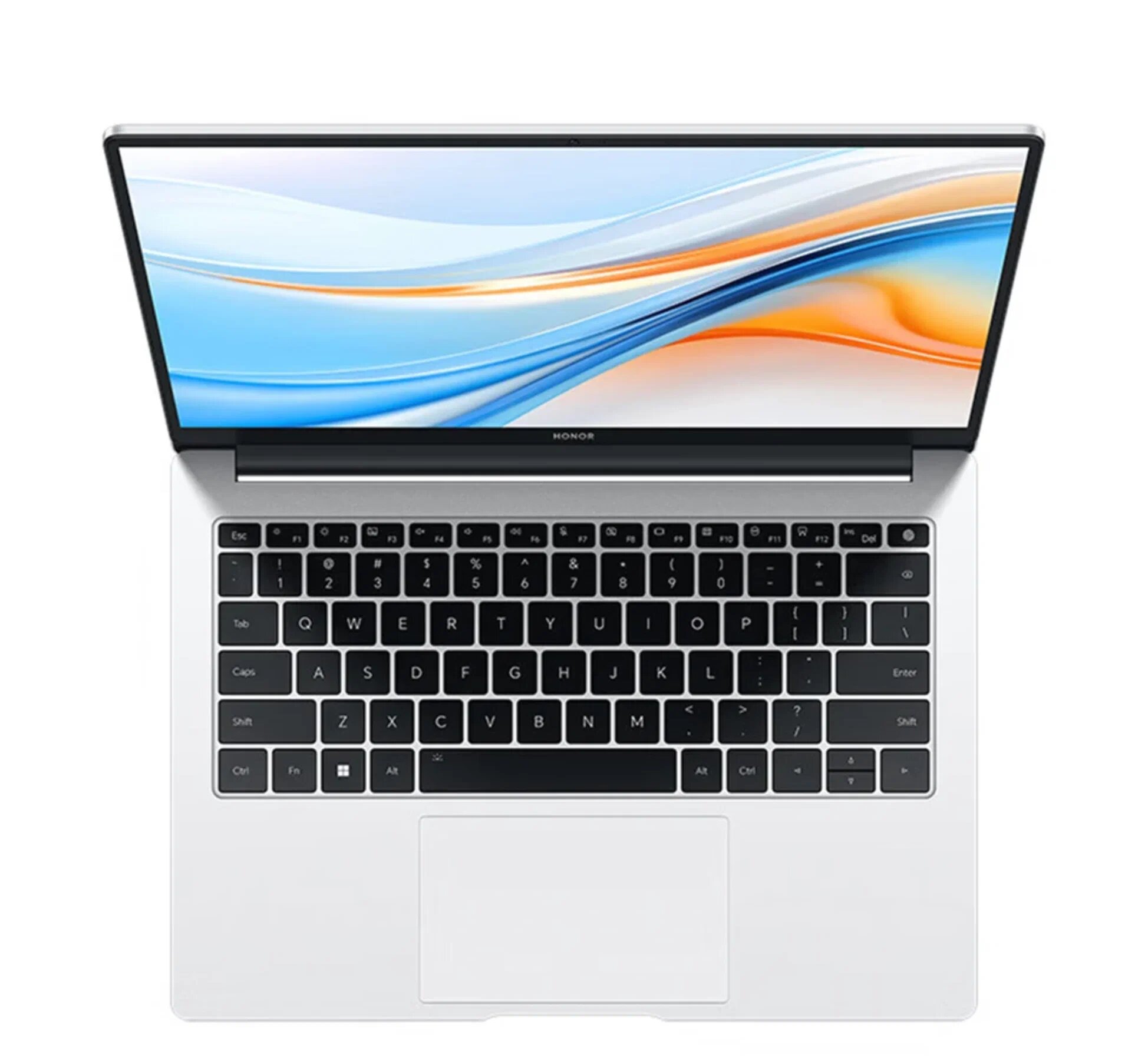 Ноутбук Honor MagicBook X14 Plus (2024 г)/ AMD R7 8845HS/32ГБ +1Тб/14" 2.8K 120Hz/ Win 11 RU/ клавиатура RU, серебристый — фото 1