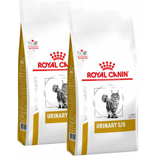 ROYAL CANIN URINARY S/O LP34 для взрослых кошек при мочекаменной болезни (3,5 + 3,5 кг)