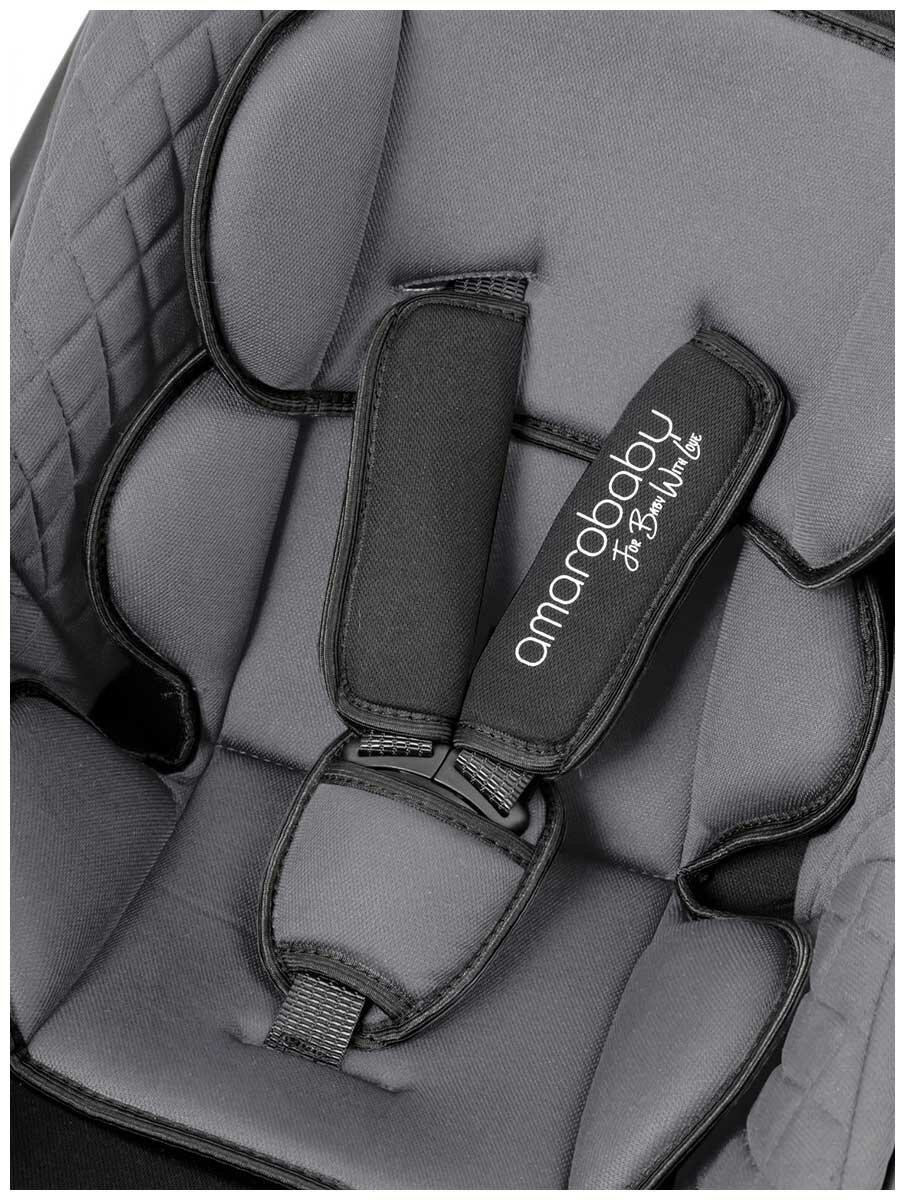 Обзор: Автокресло Amarobaby Baby comfort, группа 0+, серый/черный (AB222008BC/1109)