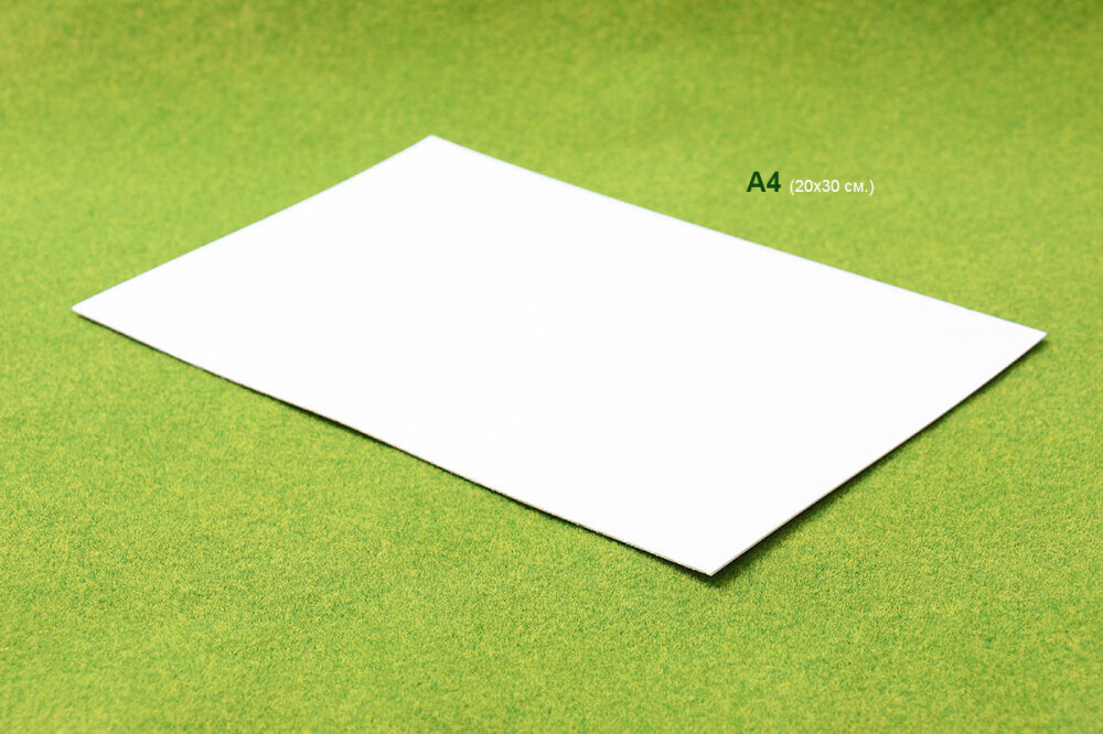 Модельный пластик ПВХ 1мм. (лист 20х30см.)