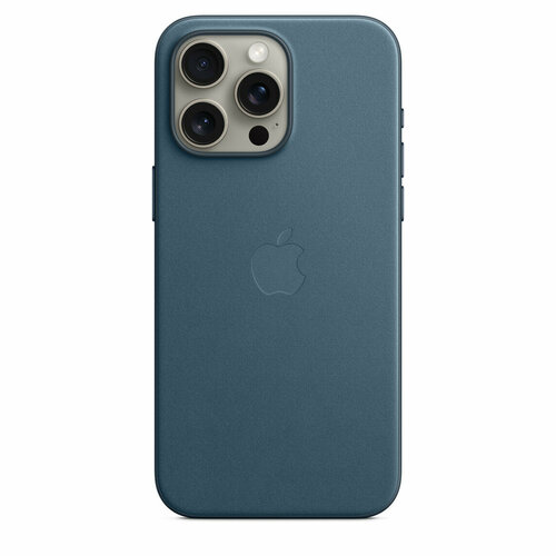 Apple iPhone 15 Pro Max FineWoven Case with MagSafe - Pacific Blue (MT4Y3) синий, голубой
