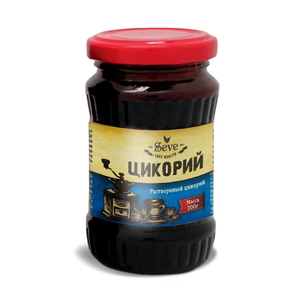 Растворимый цикорий  SEVE  натуральный 200г   2 банки в упаковке 