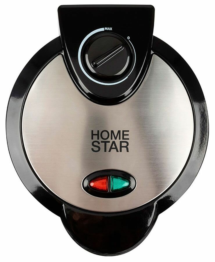 вафельница HOMESTAR HS-2028 1200Вт черный - фото №1