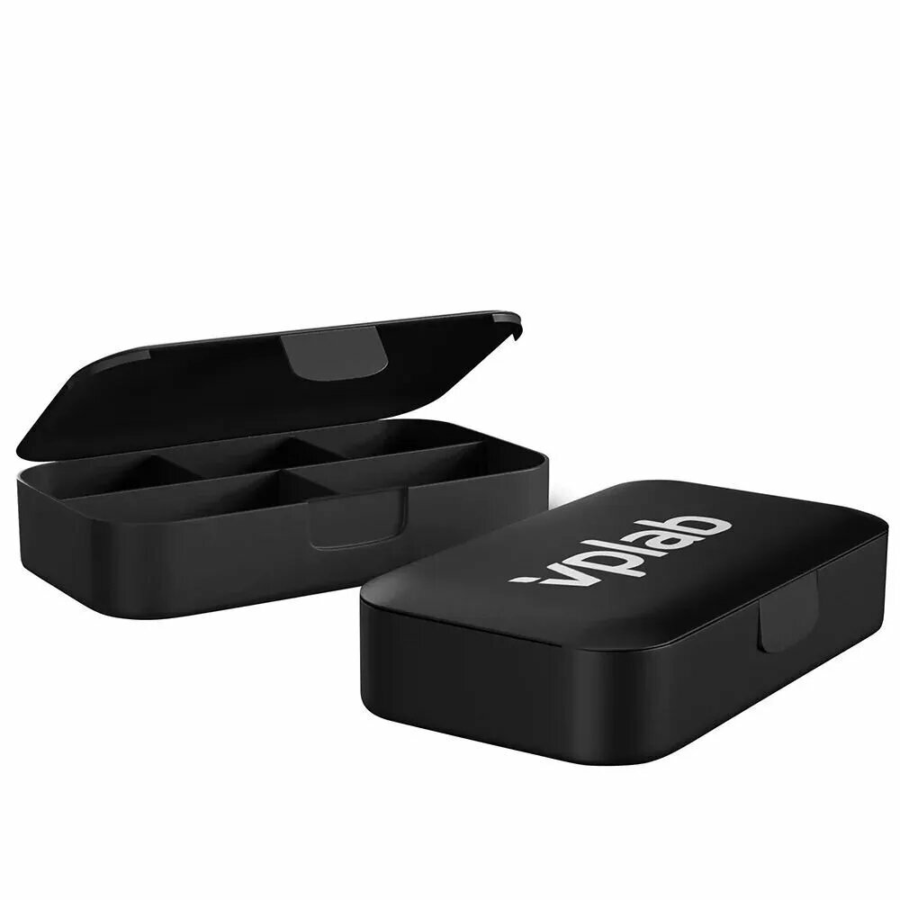 Картинки Таблетница Vplab Pill Box, органайзер для таблеток и капсул, черный