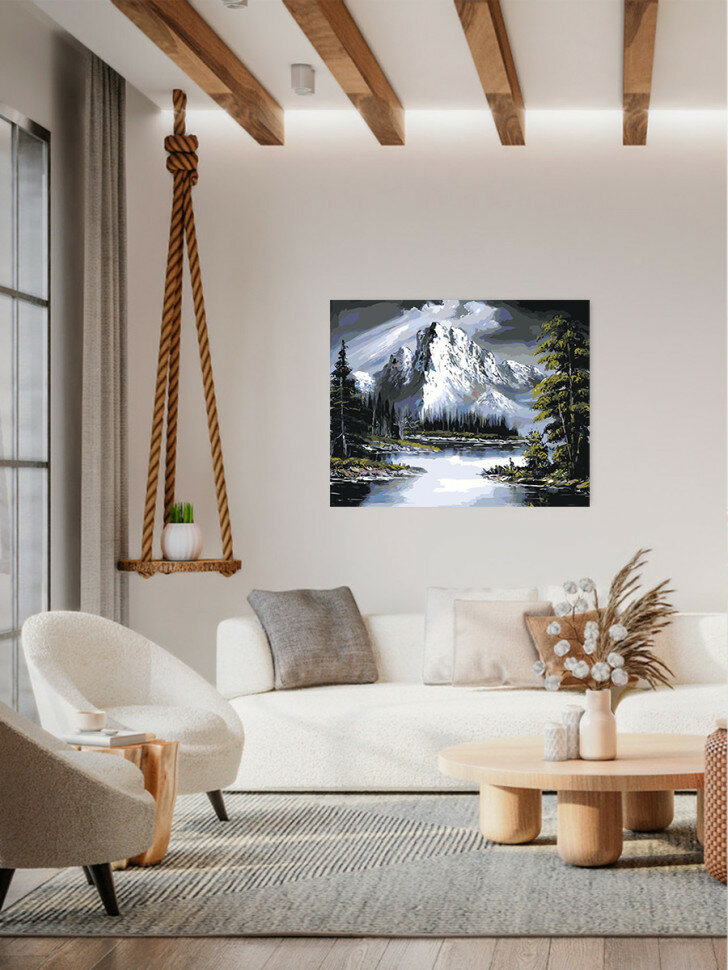 Картина по номерам "Сказочные горы" — фото 1