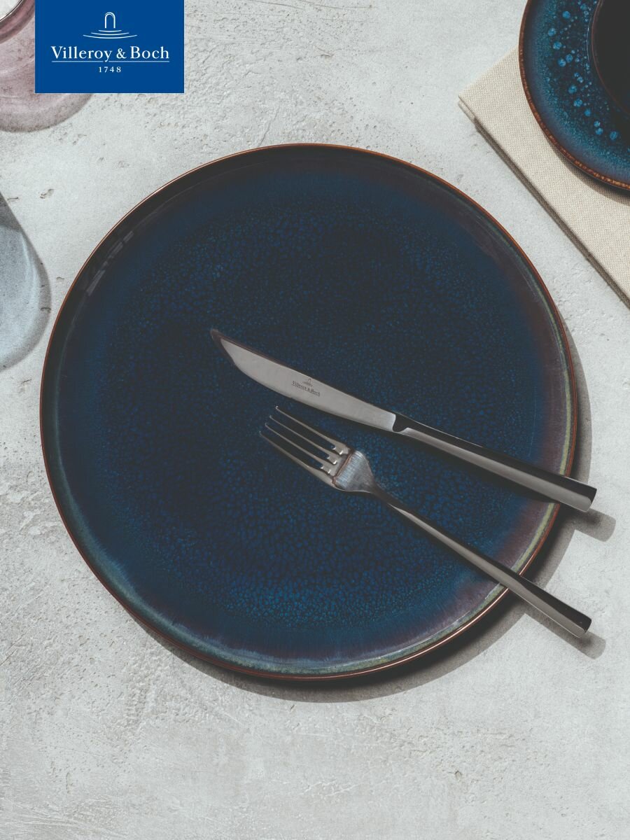Обеденная тарелка 26 см, Crafted Denim, Villeroy & Boch, Премиум-Фарфор