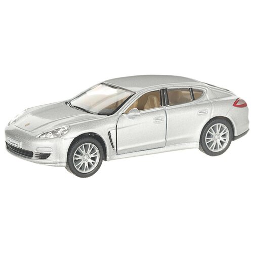 Машинка Serinity Toys Porsche Panamera S (5347DKT) 1:40, 13 см, серебристый, металл, male  - купить