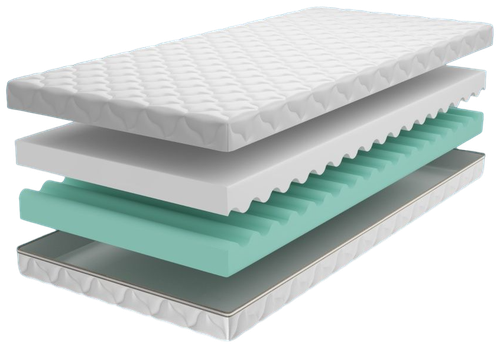 Матрас двухсторонний беспружинный Sleep 160х80 Ramelka Mattress