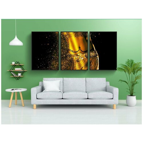 фото Набор модулных постеров для интерьера "тело, женщина, живот" 60x90 см. в тубусе, без рамки lotsprints