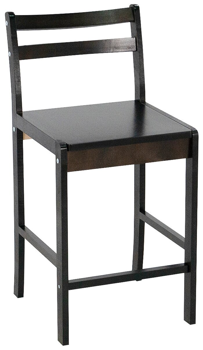 фото Стул барный Боровичи-Мебель Стул барный венге 45х46х93 см