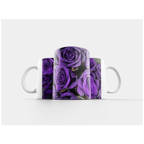 фото Кружка "роза, фиолетовый, цветок" 320 мл lotsprints