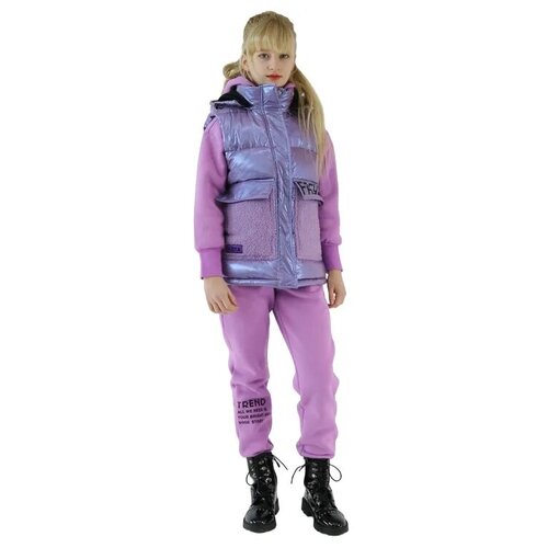 фото Жилет deloras, размер 158 см, фиолетовый, 18972j