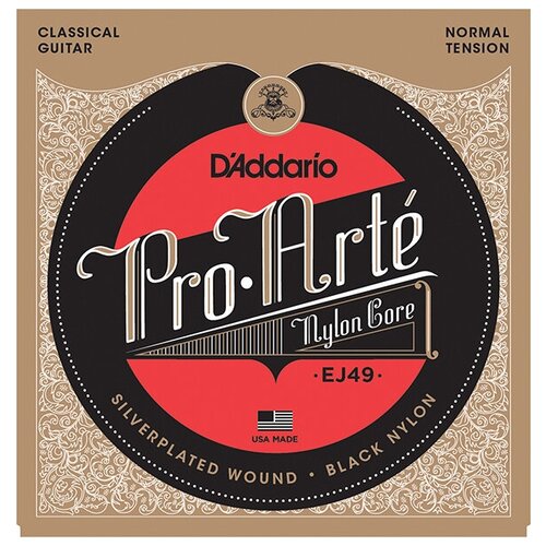 EJ49 PRO ARTE Струны для классической гитары нейлоновые Normal D`Addario