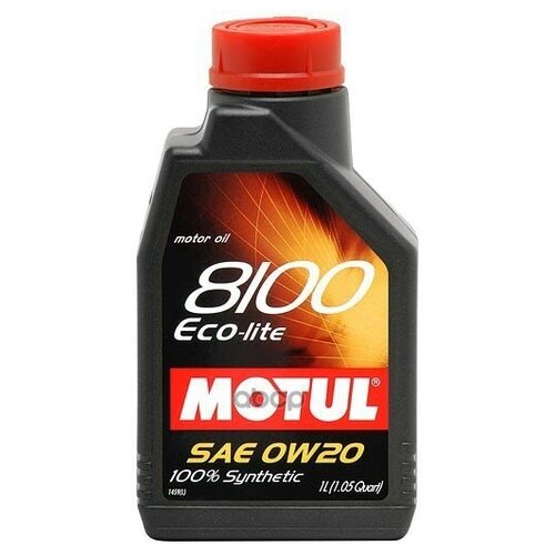 Масло моторное 0W20 MOTUL 1л синтетика 8100 ECO-LITE SN/CF