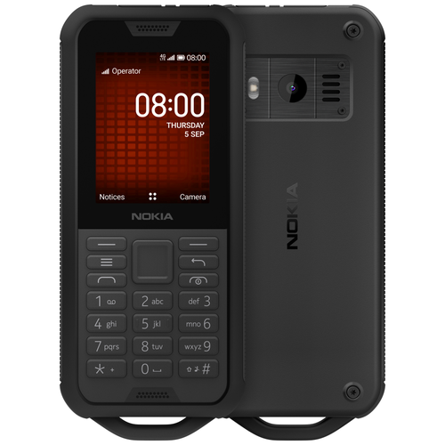 Смартфон Nokia 800 Tough, Dual nano SIM, черный