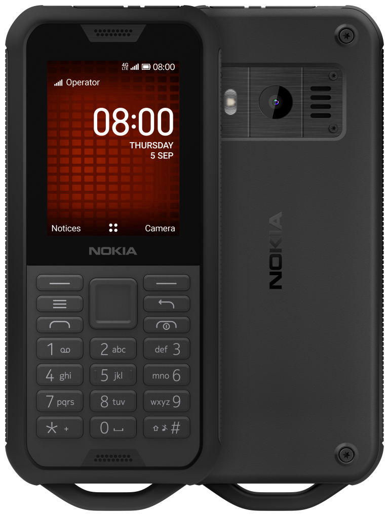 Мобильный телефон NOKIA 800 4g DS TA-1186, черный - фото №1