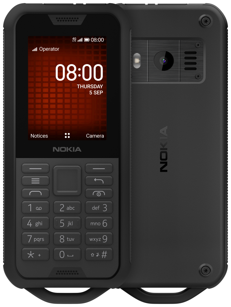 Противоударный телефон Nokia 800 Tough, черный (Из Финляндии)