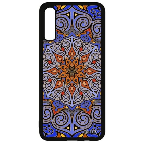 фото Необычный чехол на телефон // galaxy a70 // "мандала" роза радуга, utaupia, голубой
