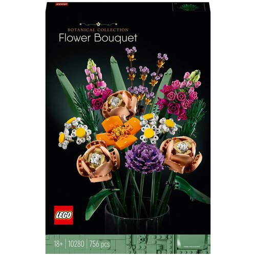 Конструктор LEGO Creator Expert 10280 Букет цветов, 756 дет. конструктор flowers букет цветов 499 деталей