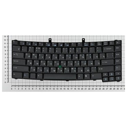 Клавиатура для ноутбука Acer TravelMate 6490 6492 6410 черная с трекпойнтом клавиатура для ноутбука acer travelmate 6490 6492 6410 черная с трекпойнтом