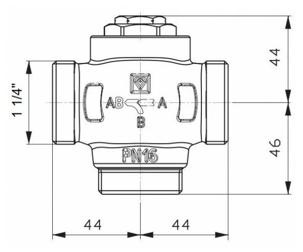 Клапан антиконденсационный Herz 55-63C DN25 1 1/4" 776613